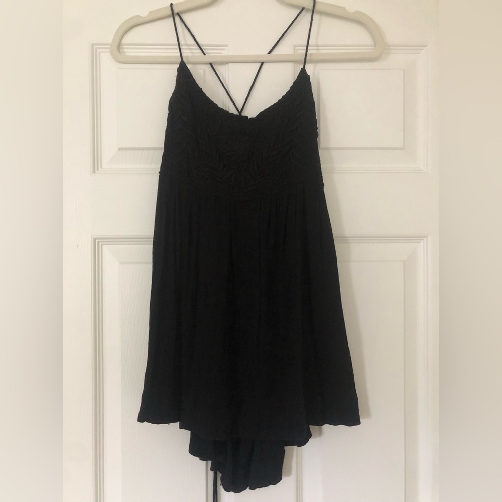 Black Free People top. Size medium